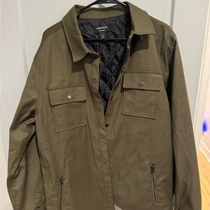 Nordstrom Olive Quilted Jacket